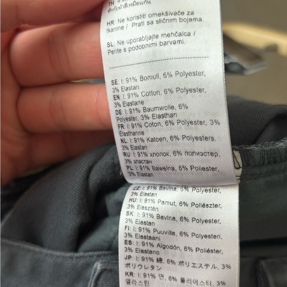 Fjallraven High Coast Stretch Trousers Outdoor Dusk Grey size 27-28” EU 34 - Picture 9 of 12